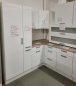 Preview: Küchen Apothekerschrank MATRIX 30x200x60cm, Weiß / Weiß Kassette