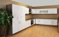 Preview: Küchen Kühlgeräteumbauschrank JUDITH 60x212x60cm, Trüffeleiche / Hochglanz-Weiß