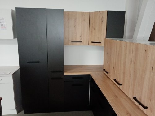 Küchen Seitenschrank LAVIA 50x200x60 cm, Lava