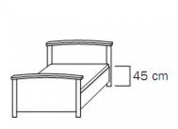 Komfortbett TORRENT 90x200cm