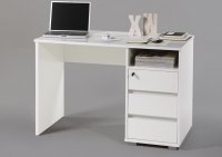 Schreibtisch PRIMUS 1, Weiß Nachbildung